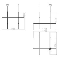 Flos COORDINATES Module S Lampadario LED da Sospensione By