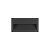 Simes Eos Recessed Wall Rectangular 26W Black IP65 For Outdoor