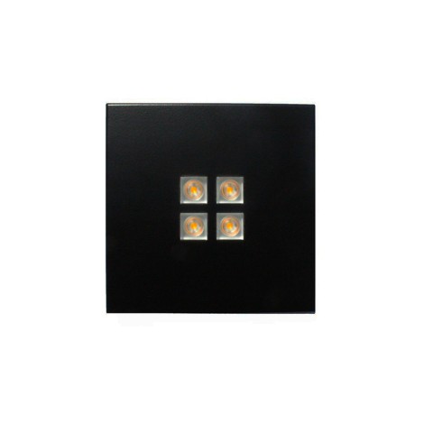 Ailis ZEN 1 LED 13W Square black recessed downlight or ceiling