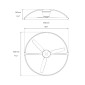 Mantra Nepal Ceiling Light with Fan Dimmable LED with Remote