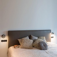 Artemide Demetra Faretto LED Wall Lamp with Switch Anthracite