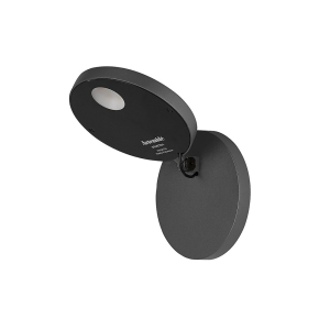 Artemide Demetra Faretto LED Wall Lamp with Switch Anthracite