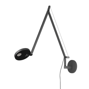 Artemide Demetra LED Wall Lamp Dimmable Grey Anthracite By