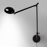 Artemide Demetra LED Wall Lamp Dimmable Matt Black By Naoto