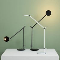Artemide Demetra LED Table Lamp Dimmable Gray Anthracite By