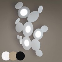 Cattaneo Mickey LED 4x5W 1880 lm 3000K Luce Calda Plafoniera