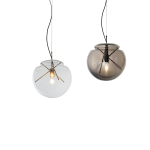 copy of Artemide Vitruvio LED Floor Lamp in Blown Glass By