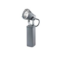 Martini Lux 180 Adjustable Gray Floodlight With Base Aluminum Spotlight Bollard For Outdoor Lighting - 1