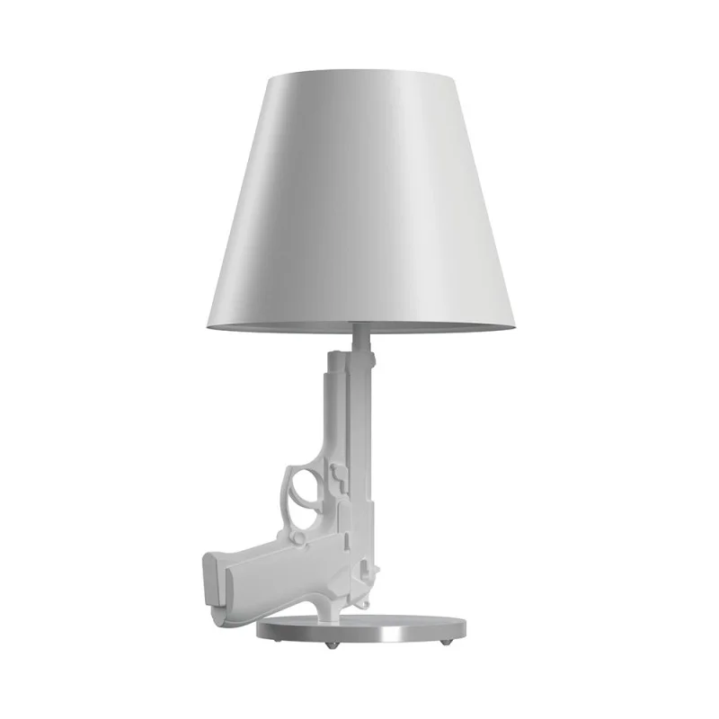 Flos Guns Bedside Gun Table Lamp Shiny Gold 18K By Philippe Starck 2005 Flos - 4