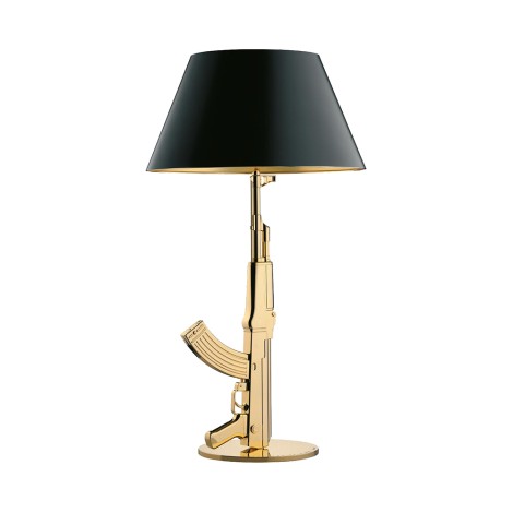Flos Guns Table Gun Lamp Shiny Gold by Philippe Strack 2005 Flos - 2