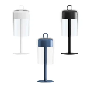iGuzzini Portonovo Lampada da Tavolo Cordless Mobile a LED Dimmerabile con Batteria Ricaricabile by Merendi & Vencato IGuzzini -