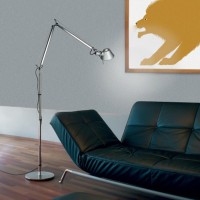 Artemide Tolomeo Micro Floor Lamp for Indoors Aluminum color Artemide - 7