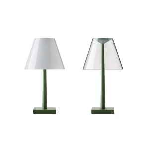 Rotaliana Dina+ LED Table Lamp Green White Transparent Rotaliana - 1