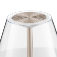 Rotaliana Dina+ LED Lampada da Tavolo Rosso Bianco Trasparente