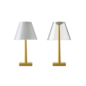Rotaliana Dina+ LED Table Lamp Yellow White Transparent Rotaliana - 1