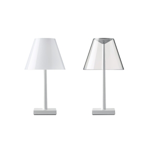 Rotaliana Dina+ LED Table Lamp Matt White Transparent Rotaliana - 1