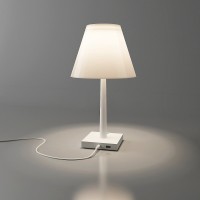 Rotaliana Dina+ Lampada LED da Tavolo Azzurro a Batteria Ricaricabile Rotaliana - 15