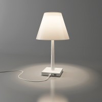 Rotaliana Dina+ LED Table Lamp Champagne with USB rechargeable battery Rotaliana - 16