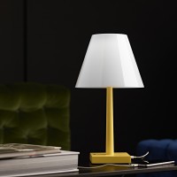 Rotaliana Dina+ LED Table Lamp Champagne with USB rechargeable battery Rotaliana - 17