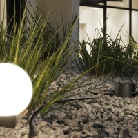 BEGA Plug&Play Globi x5 con Picchetto Lampade LED Sferiche da Giardino BEGA - 6