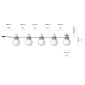 copy of BEGA Plug&Play Globes x3 with Hook Spherical LED Suspension Lamps BEGA - 3