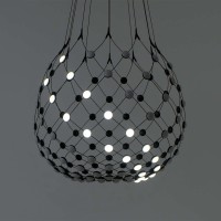 Luceplan Mesh D100 Wireless LED Suspension Lamp Managed by App