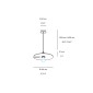 Wever & Ducrè Mirro 1.0 Reflective Suspension Lamp with Disc shape