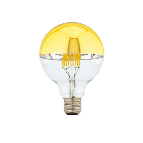 Lampadina LED Globo D.95 CUPOLA ORO E27 7W 2700K 806lm Dimmer