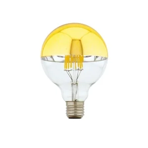 LED Lamp Globe D.95 GOLD Half Sphere E27 7W 2700K 806lm Dimmer