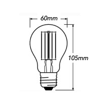 Osram LED Value Classic A100 E27 11W-100W 2700K 1521lm Bulb Lamp