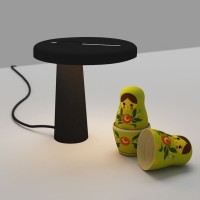 Martinelli Luce Hoop Lampada da Tavolo a LED Dimmerabile