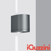 iGuzzini Kriss Double emission Wall Lamp Gray Applique For