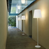 Slide Design Ali Baba Steel LED RGB Floor Lamp for Outdoor