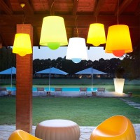 Slide Design Ali Baba Lanterna Colored Suspension Lamp