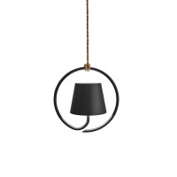 Ai Lati POLDINA Dark Grey Pendant Hanging Lamp LED Rechargeable IP54