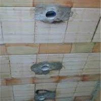 Scatola per faretto da incasso nella muratura cemento armato cartongesso o legno