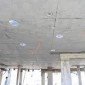 Recessed box for recessed spotlight in masonry, reinforced concrete, plasterboard and wood
