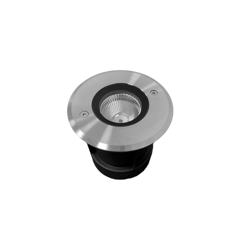 Lampo Recessed LED 7W Carriageable ground light in Aluminum and stainless steel IP67