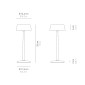 Ai Lati Sister Light Rechargeable LED Table Lamp For Indoor and Outdoor Use