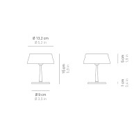 Ai Lati Sister Light Mini Lampada Da Tavolo LED Ricaricabile Per Uso interno e Esterno