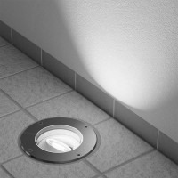 Lampo Recessed Adjustable Carriageable Steplight GU10 in