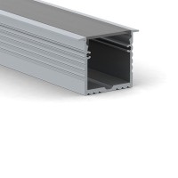 LED's ON Recessed Powerline 35mm Aluminum Profile for LED