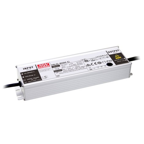 Meanwell Power Supply Driver HLG-80H-C350B 90W 167V-257V 210~350mA 350mA for LED