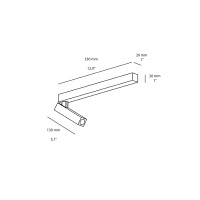 Wever & Ducrè Mick 1.0 LED Ceiling Surface Lamp Single Light