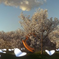 Flos Almendra Linear S4 Lampada da Sospensione By P Urquiola