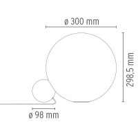 Flos Copycat LED Table Lamp Black Michael Anastassiades 2015
