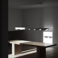 Flos Almendra Linear S6 Suspension Lamp By P Urquiola