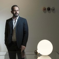Flos Copycat LED Table Lamp Black Michael Anastassiades 2015