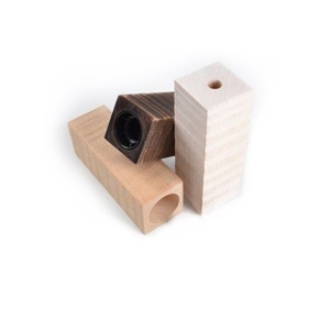 Rectangular E27 Lampholder Wood