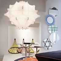 Flos Taraxacum Cocoon Lampada a Sospensione by Castiglioni